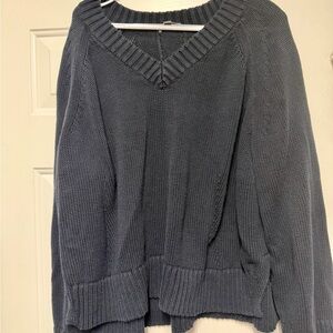 J. Crew Women's V-Neck Sweater in Charcoal